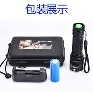 เลเซอร์ไฟฉายสีแดงสีเขียวสีเขียว LED เลเซอร์ชุดชั้นในบางเบาไฟฉายกันน้ำ100M ที่มีประสิทธิภาพยุทธวิธีไฟ