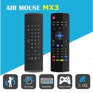 2.4G MX3 Air Mouse Smart Voice Remote Control RF Wireless Keyboard IR Learning fly Mouse MX3