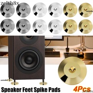 ZELTH Speaker Spikes, 25x5mm Copper Speaker Feet Pad, Isolation Stand Gold Copper Isolation Stand Sp