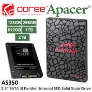 APACER AS350 / AS350X 2.5" INT SSD PANTHER SATA III INTERNAL SOLID STATE DRIVE WITH 3D TLC NAND - 2T