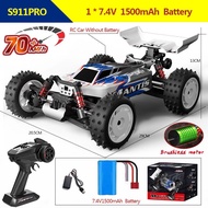 S911PRO 1:16 4WD RC Car 70KM/H or 50KM/H Remote Control Cars High Speed Drift Brushless Monster Truc