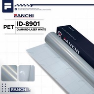 152CM Sticker FANCHI ID-8901 LS901 Diamond Laser White PET 152CM per meter
