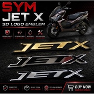 EMBLEM SYM JETX150 JET X 150 JET X150 JET X  3D LOGO EMBLEM STICKER ACCESSORIES ACCESSORY MODIFIED M