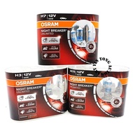 **CLEAR STOCK** 100% ORIGINAL Osram Night Breaker Unlimited Up To 110%  -- H3 / H7 / H11 / 9006 / 90