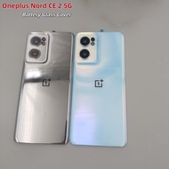 6.43" For OnePlus Nord CE2 5G IV2201 Battery Cover Back Panel Rear Housing Door Case+Camera Frame Le