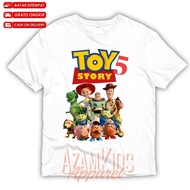Children's T-shirts, Toy Story 5, All Characters, Free Name Children's T-shirts, Toy Story 5 Movies