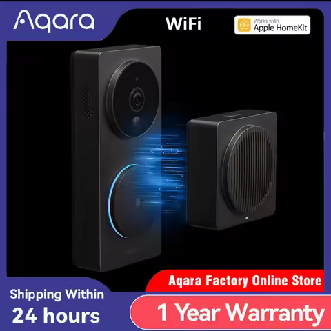 Aqara Smart Video Doorbell G4 1080P HD Pixels Visual WiFi Door Bell Smart Home Remote Control Electr