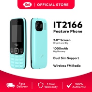 Itel 2166 Basic Cellphone Dual Sim Original (Keypad) 2"Screen OperaMini VoiceMessage WireleesFm