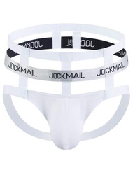 JOCKMAIL Hombres Sexy Baja Altura Malla Transpirable Personalidad Jockstrap Venda Tanga Ropa interior