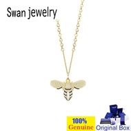 342 Swan Necklace SDFGF Swan Jewelry Bee Necklace Necklace Swan Jewelry Jewelry Necklace Chain Neckl