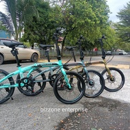 (Siap Pasang) 20" gomax clash 7sp shimano folding bike basikal lipat quality