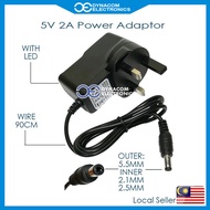 5V 2A AC-DC Power Adaptor Power Supply Transformer Adapter Converter [Pembekal Kuasa 5V 2A]