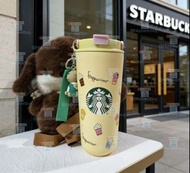 全新星巴克冰淇淋保溫杯星巴克咖啡杯星巴克杯子星巴克隨0 保溫杯 水杯 水壺 戶外 保溫瓶