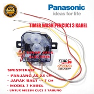 TIMER WASH MESIN CUCI PANASONIC 2 TABUNG 3 KABEL / TIMER MESIN CUCI PANASONIC