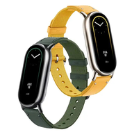 Original 1:1 Strap for Xiaomi Mi Band 9-8 NFC Bracelet Nylon+Leather Replacement belt Correa Mi band