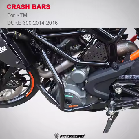 MTKRACING Crash bars For KTM DUKE 390 2014-2016 Motorcycle Accessories Engine Guard Bumper Frame Pro
