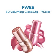 [FWEE] 3D Voluming Gloss 5.3g | Korean Lip Gloss | Plumping Effect | 17 Colors | Non-Sticky