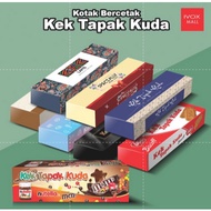 100PCS"Kotak Colour Printing Kek Tapak Kuda / Roti John / Kek Roll / Kek Brownies / Kek Batik / Kota