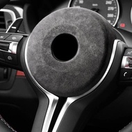 TPIC Made of ALCANTARA Car Steering Wheel Cover Frame Sticker For BMW F30 F34 F20 Carbon Interior Tr