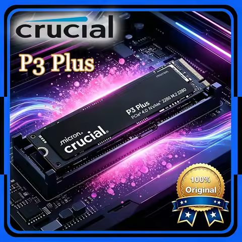 Crucial P3 Plus SSD 1TB 2TB PCIe Gen4 NVMe M.2 SSD Internal Hard Drive(OEM Package)&Crucial NVME 228