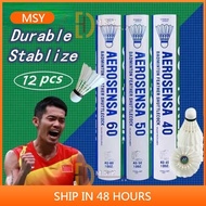 YONEX Badminton AS 50 30 40 60 International Competition Ball  Aerosensa 50 12pcs Badminton Feather 