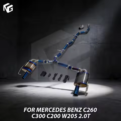 for Mercedes BENZ C260 C300 C200 Catback W205 2.0T Muffler Exhaust Electric Valve Quality guaranteed