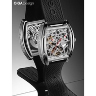 CIGA Design璽佳Z系手表酒桶型雙面鏤空全自動機械表腕表