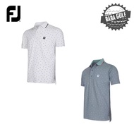 FootJoy Golf Clothing Men's Spring and Summer New Men's FJ Short Sleeve AOP POLO Shirt golf Shirt