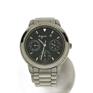 Agnes b. others quartz wrist watch analogues stainless Direct from Japan Secondhand