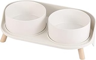 Elevated Dog Food Water Bowl - Raised Dog Bowls with Stand Non Skid - Double Dog Feeding Bowl Set wi