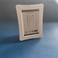 Ophthalmic equipment Near Vision Chart with LED light high quality far vision eye test chart