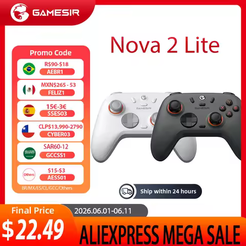 GameSir Nova 2 Lite Multi-Platform Wireless Game Controller for Switch, PC, Android and iOS