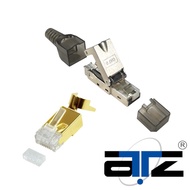 ATZ RJ45 Cat 8 Shielded (Loadbar (LB) / Tool-less) Connector Plug, Cat 8 Shielded Tool-less, Cat 8 C