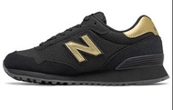 New Balance NB 515 低幫 跑步鞋 女款 黑金