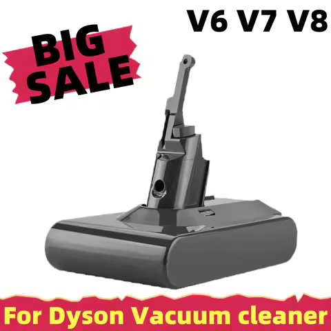 Rechargeable Battery for Dyson V6 V7 V8 SV07 SV09 SV10 DC62 Series Absolute Fluffy Animal Pro Vacuum