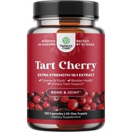 Advanced Tart Cherry Extract Capsules - Extra Strength 750mg Per Serving Equivalent Tart Cherry Caps
