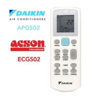 YORK ACSON Air Cond Aircond Air Conditioner OEM Replacement Remote Control ECGS02,ECGS02-i/APGS02,AP