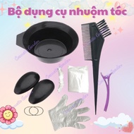 Hair dye kit - Set of 8 Handy Home Hair Dyeing Aids