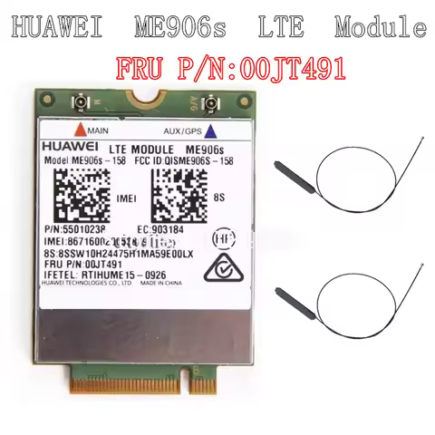 WDXUN ME906S ME906S-158 FRU 00JT491 00JT491 01AX717 LTE M.2 FDD LTE 4G Module For T460 L460 P50s T56