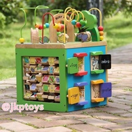 Todds & Kids Toys Wooden For Development Busy zoo Activity Box