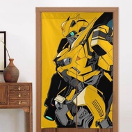 Transformers Partition Half Curtain Kitchen Restaurant Fabric Curtain Door Curtain Japanese Style