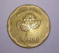 Uang Kuno 500 Rupiah Melati Besar tahun 1992