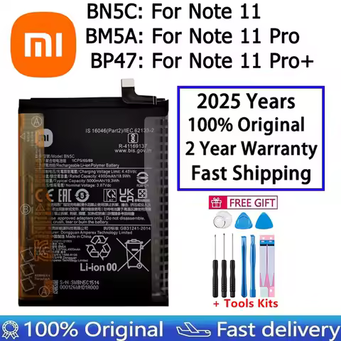 BN5C For Xiaomi Poco M4 Pro 5G Redmi Note 11S / BM5A For Note 11 Pro / BP47 For Redmi Note11 Pro+ / 