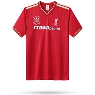 1985-86 Liverpool home jersey short sleeved high-quality top retro version