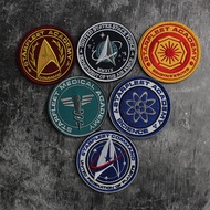 Star Aviation Embroidered Velcro Badge Aviation Cloth Label Backpack Sticker Badge Space Adventure B