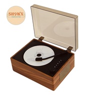 Retro CD Player Rechargeable Support CD BT USB 3.5mm AUX Portable CD Player -Compatible 5.0 Home Mus