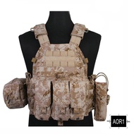 EmersonGear เสื้อกั๊กกลางแจ้งอเนกประสงค์เสื้อกั๊กผสมภายนอกสไตล์ LBT6094A เสื้อเกราะยุทธวิธี + กระเป๋