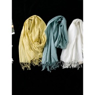 WP1 Foreign Trade Japanese Single Mu Chicken~Autumn 68 Cotton 32 Linen Simple Solid Color Ladies Lit
