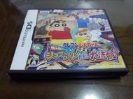 收藏等級 (遊戲BOY) 80E櫃 日本製 DS 蠟筆小新 呼風喚雨的電影樂園大挑戰 日版 盒書完整品 有回函卡