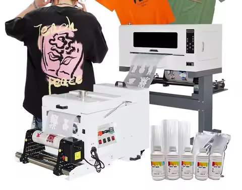 A3 30CM DTF Printer A3 XP600 2 Head 30cm Direct to Film T-Shirt Printing Machine DTF Textile T-Shirt